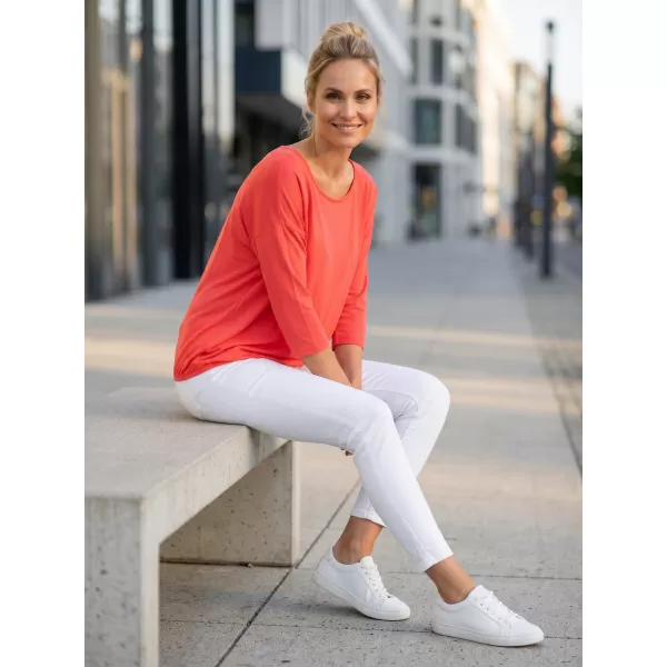  Damen-T-Shirt mit 3/4-Ärmeln SAM 73 GLADYS WT 865 LEUCHTEND ROSA 