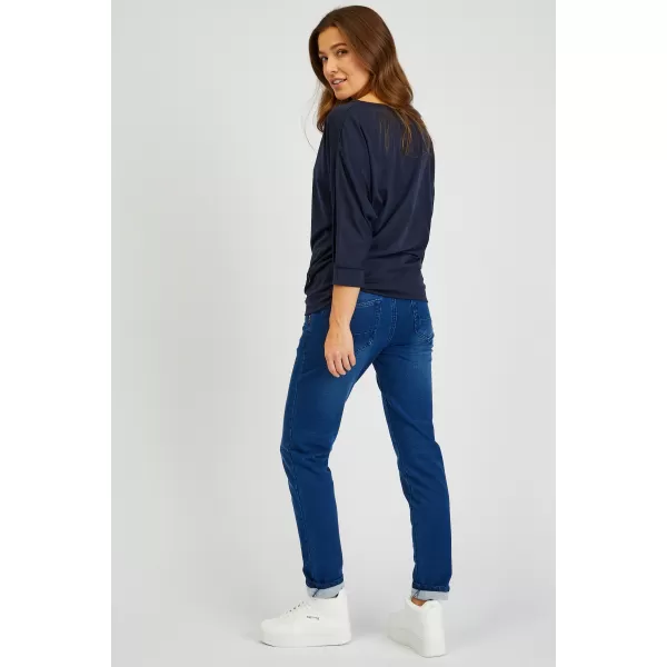  Damen-T-Shirt mit 3/4-Ärmeln SAM 73 VIVIAN WT 863 DUNKELBLAU 