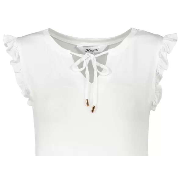 Damen-T-Shirt KIXMI NAILA WEIß 