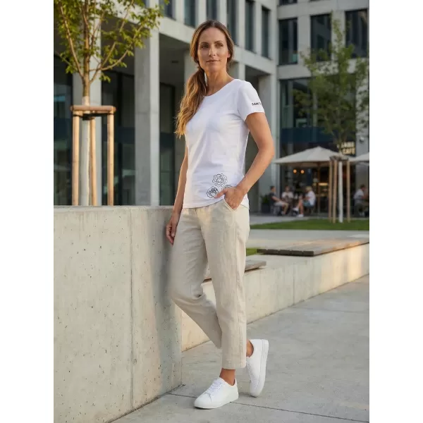  Damen-T-Shirt mit kurzen Ärmeln SAM 73 BETHANY WT 846 WEIß 