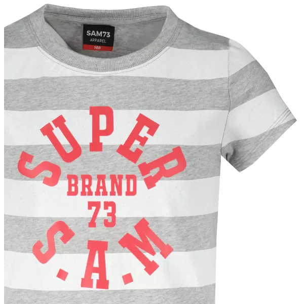  Mädchen-T-Shirt mit kurzen Ärmeln SAM 73 SIOBHAN GT 561 HELLGRAU 