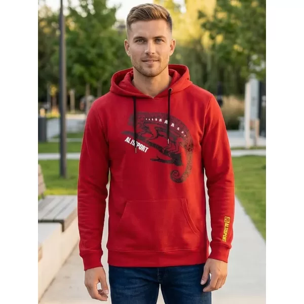  Herren-Sweatshirt ALTISPORT ALM017AL304 ROT 