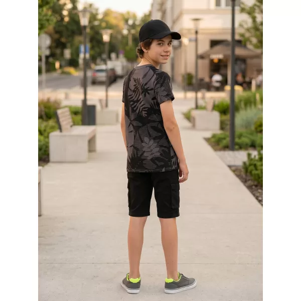  Boy T -Shirt mit kurzen Ärmeln SAM 73 THEODORE BT 563 SCHWARZ 