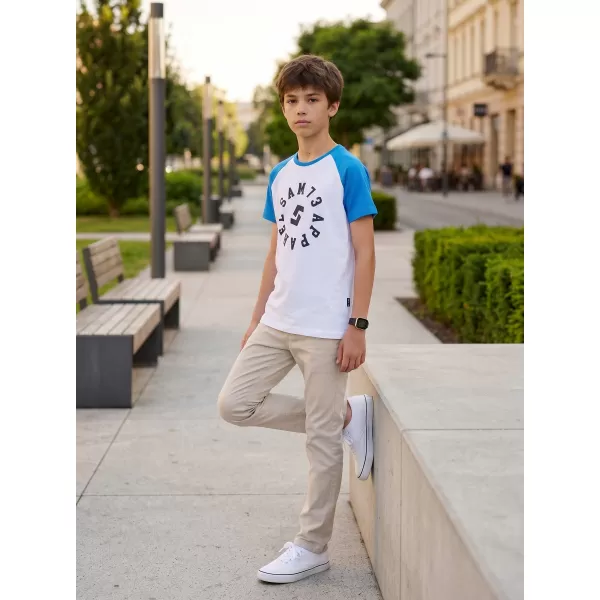  Jungen-T-Shirt mit kurzen Ärmeln SAM 73 RICHARD BT 558 WEIß 