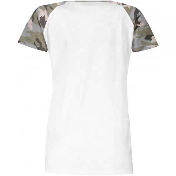  Damen-T-Shirt mit kurzen Ärmeln SAM 73 ROSE WT 850 WEIß 