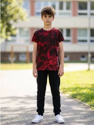 Jungen-T-Shirt mit kurzen Ärmeln SAM 73 SYLVESTER BT 559 ROT