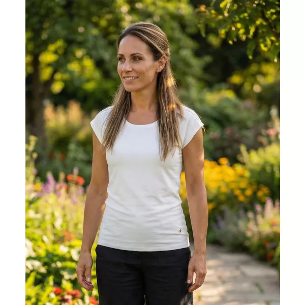  Damen-T-Shirt KIXMI NONIE WEIß 