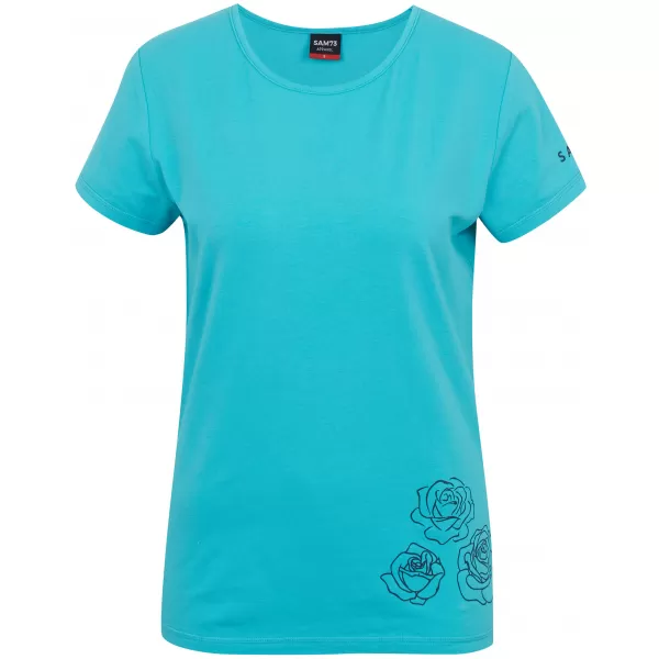  Damen-T-Shirt mit kurzen Ärmeln SAM 73 BETHANY WT 846 NEONGRÜN 