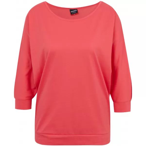  Damen-T-Shirt mit 3/4-Ärmeln SAM 73 VIVIAN WT 863 LEUCHTEND ROSA 