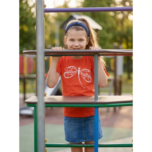 Mädchen-T-Shirt mit kurzen Ärmeln SAM 73 RAELYN GT 567 ORANGE 