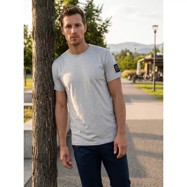  Herren-T-Shirt mit kurzen Ärmeln SAM 73 FREDDIE MT 791 HELLGRAU 