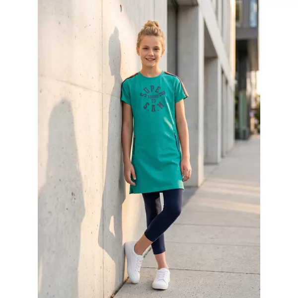 Mädchenkleid SAM 73 BELINDA GZ 536 TÜRKIS 