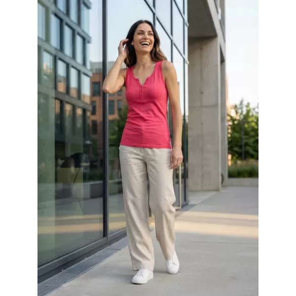  Damen-Tanktop SAM 73 INDIA WT 838 LEUCHTEND ROSA 