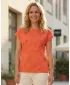 Damen-T-Shirt mit kurzen Ärmeln SAM 73 VERONICA WT 843 HELLORANGE