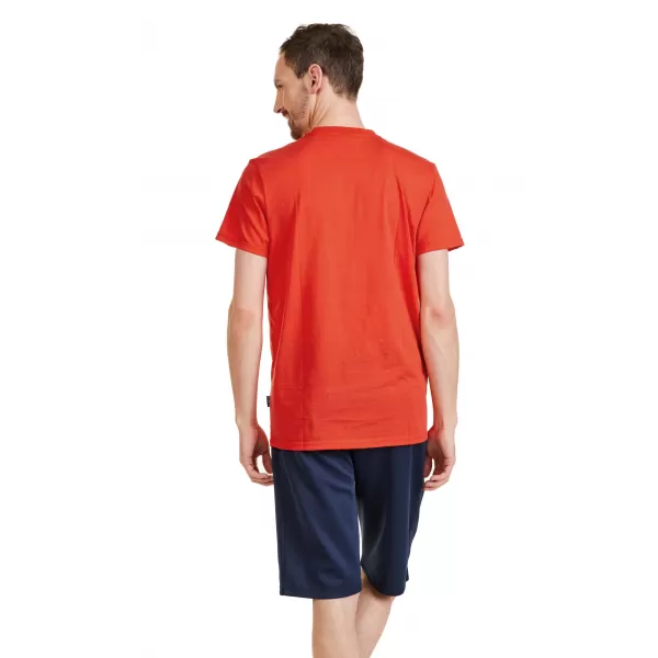  Herren-T-Shirt mit kurzen Ärmeln SAM 73 DOUGALL MT 801 ROT 