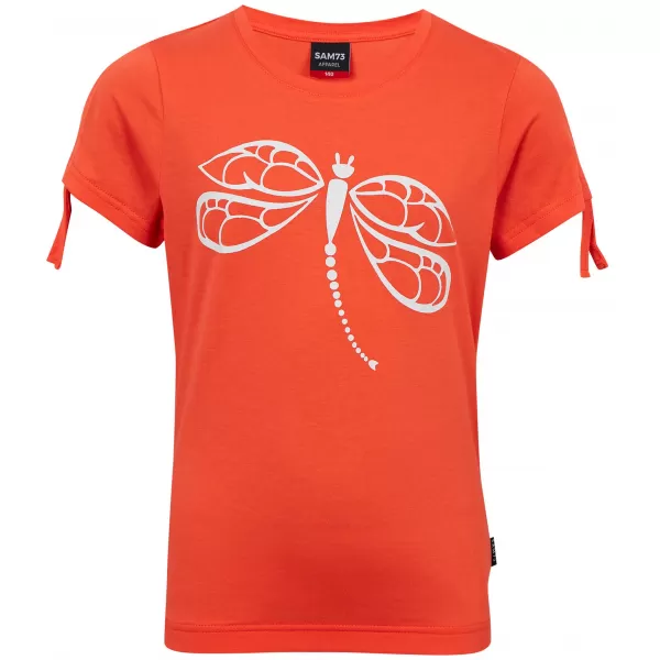  Mädchen-T-Shirt mit kurzen Ärmeln SAM 73 RAELYN GT 567 ORANGE 