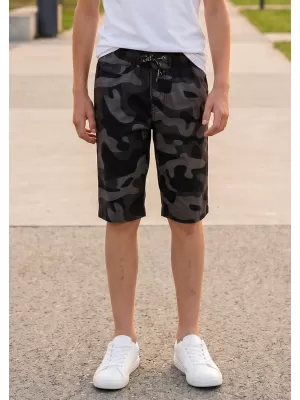 Shorts für Jungen SAM 73 SPENCER BS 534 SCHWARZ