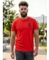 Herren-T-Shirt mit kurzen Ärmeln SAM 73 DOUGALL MT 801 ROT