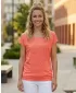 Damen-T-Shirt mit kurzen Ärmeln SAM 73 CINDY WT 859 HELLORANGE