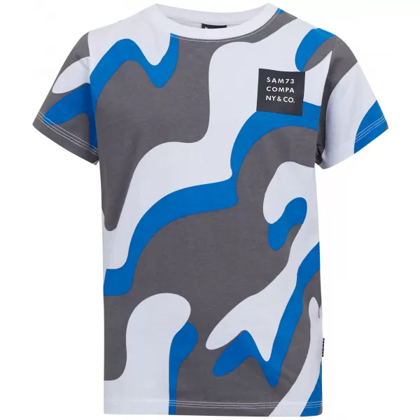  Jungen-T-Shirt mit kurzen Ärmeln SAM 73 OSCAR BT 555 LEUCHTEND BLAU 