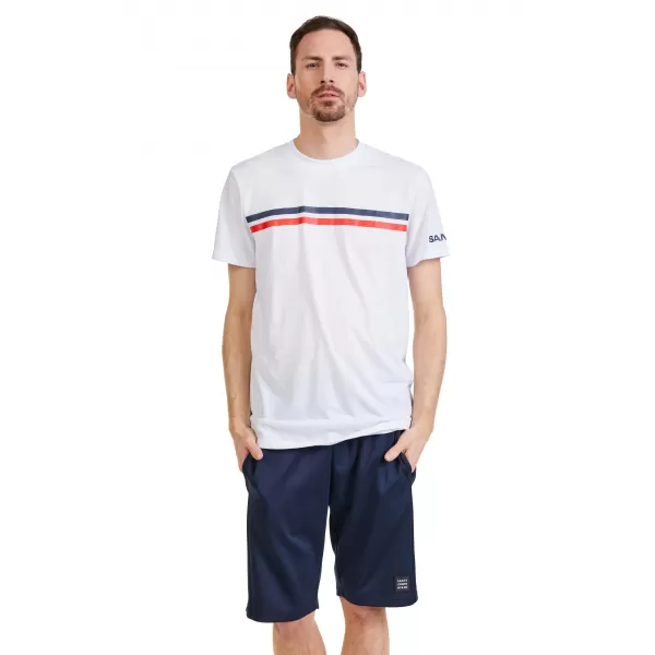  Herren t -Shirt mit kurzen Ärmeln SAM 73 LARRY MT 803 WEIß 