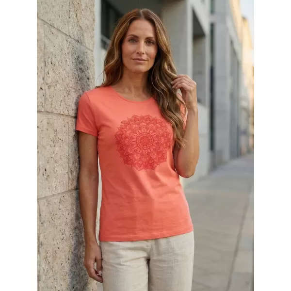  Damen-T-Shirt mit kurzen Ärmeln SAM 73 DEBORAH WT 845 HELLORANGE 