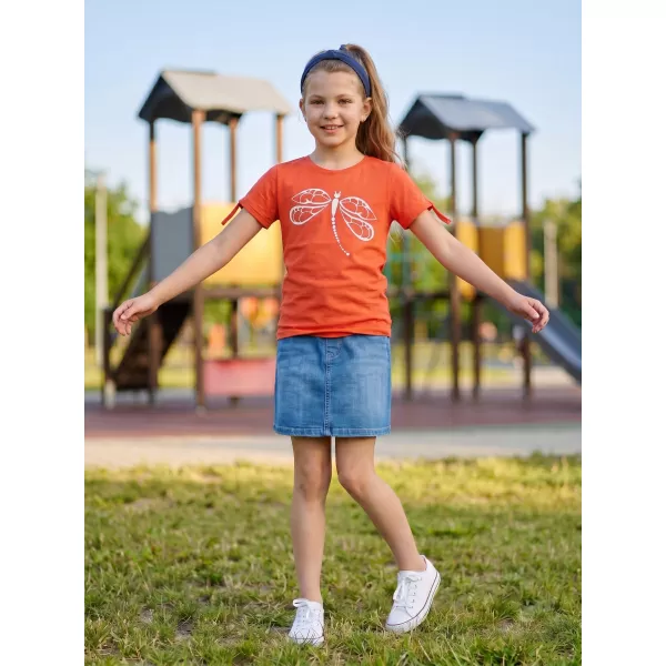  Mädchen-T-Shirt mit kurzen Ärmeln SAM 73 RAELYN GT 567 ORANGE 