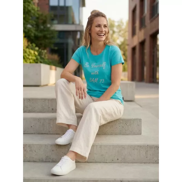  Damen-T-Shirt mit kurzen Ärmeln SAM 73 RENÉE WT 842 NEONGRÜN 