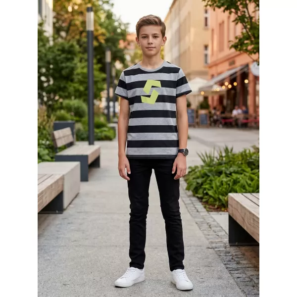  Jungen-T-Shirt mit kurzen Ärmeln SAM 73 STANLEY BT 557 HELLGRAU 