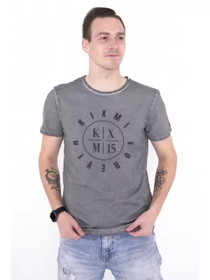 Herren-T-Shirt KIXMI NADIR GRAU
