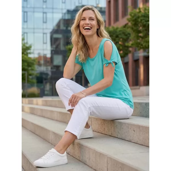  Damen-T-Shirt mit kurzen Ärmeln SAM 73 FELICIA WT 854 NEONGRÜN 