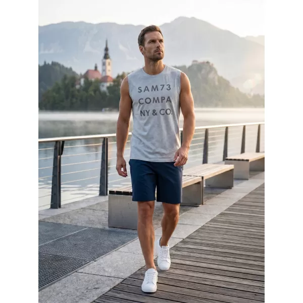  Herren-Tanktop SAM 73 EDGAR MT 787 HELLGRAU 