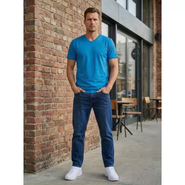  Herren-T-Shirt mit kurzen Ärmeln SAM 73 LEONARD MT 793 LEUCHTEND BLAU 