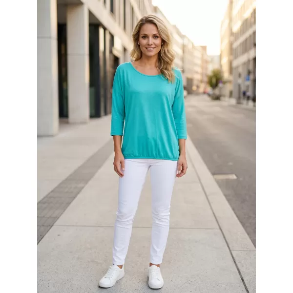  Damen-T-Shirt mit 3/4-Ärmeln SAM 73 GLADYS WT 865 NEONGRÜN 