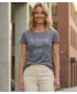 Damen-T-Shirt mit kurzen Ärmeln SAM 73 RENÉE WT 842 GRAU