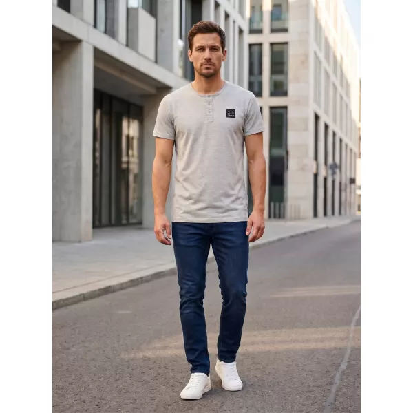  Herren-T-Shirt mit kurzen Ärmeln SAM 73 GIDEON MT 804 HELLGRAU 