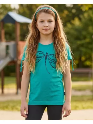 Mädchen-T-Shirt mit kurzen Ärmeln SAM 73 RAELYN GT 567 TÜRKIS