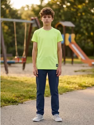 Jungen-T-Shirt mit kurzen Ärmeln SAM 73 BRONWEN BT 561 HELLGELB