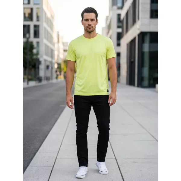  Herren-T-Shirt mit kurzen Ärmeln SAM 73 EUGENE MT 806 HELLGELB 