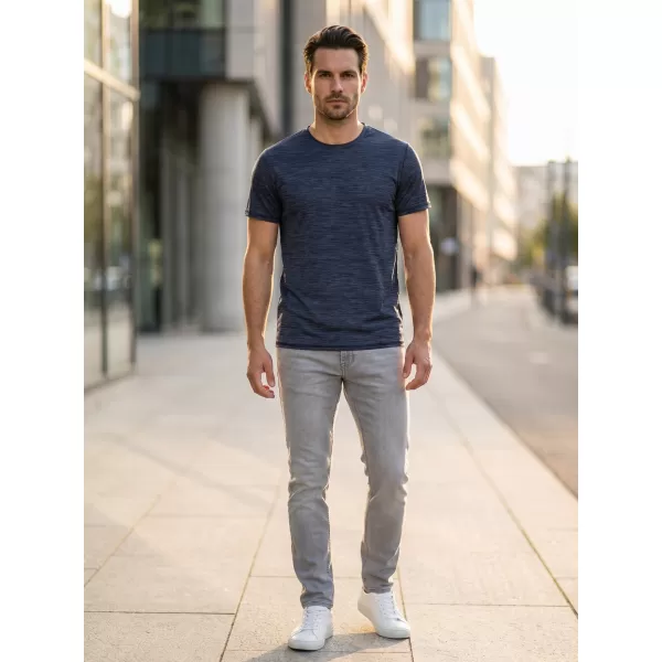  Herren t -Shirt mit kurzen Ärmeln SAM 73 EUGENE MT 806 DUNKELBLAU 