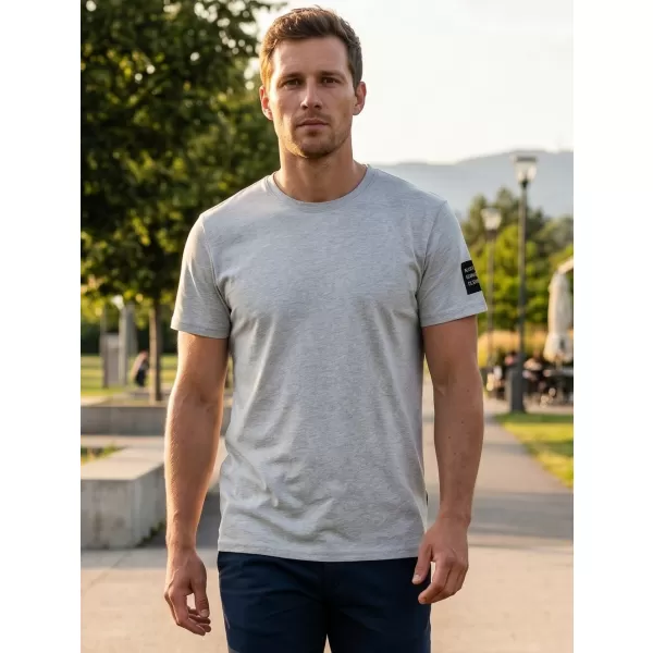  Herren-T-Shirt mit kurzen Ärmeln SAM 73 FREDDIE MT 791 HELLGRAU 