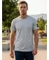 Herren-T-Shirt mit kurzen Ärmeln SAM 73 FREDDIE MT 791 HELLGRAU
