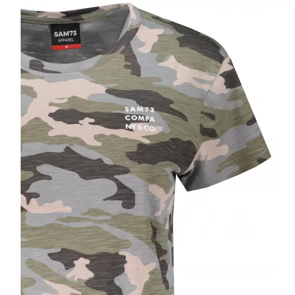  Damen-T-Shirt mit kurzen Ärmeln SAM 73 NORA WT 849 HELLGRAU 