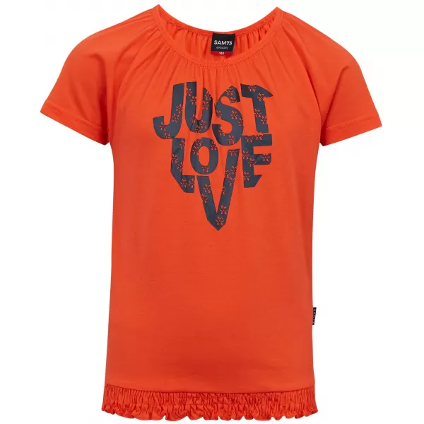  Mädchen-T-Shirt mit kurzen Ärmeln SAM 73 JAYLENE GT 565 HELLORANGE 