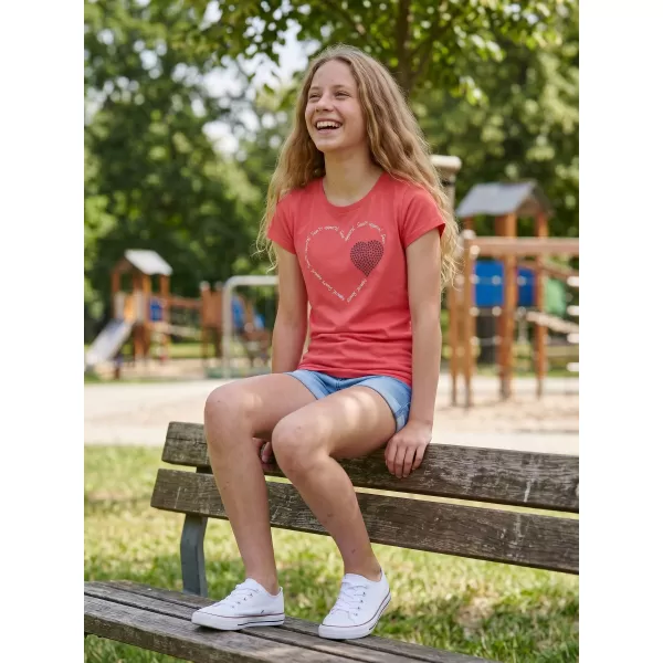  Mädchen-T-Shirt mit kurzen Ärmeln SAM 73 ALAINA GT 564 LEUCHTEND ROSA 