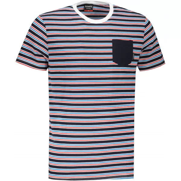  Herren-T-Shirt mit kurzen Ärmeln SAM 73 MARTIN MT 794 WEIß 