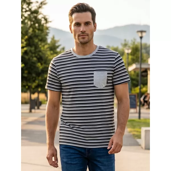  Herren-T-Shirt mit kurzen Ärmeln SAM 73 MARTIN MT 794 HELLGRAU 