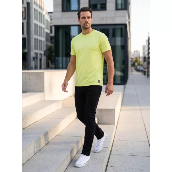  Herren-T-Shirt mit kurzen Ärmeln SAM 73 EUGENE MT 806 HELLGELB 