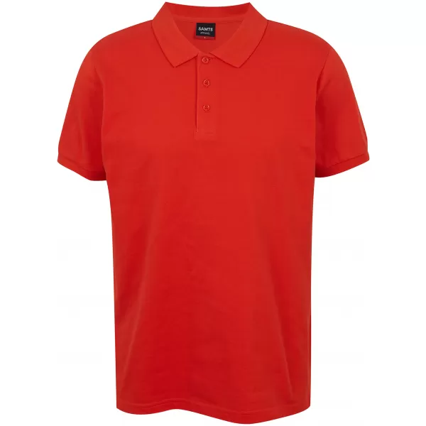  Herren-T-Shirt mit Kragen SAM 73 HENRY MT 788 ROT-ORANGE 