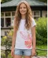 Mädchen-T-Shirt mit kurzen Ärmeln SAM 73 STEPHANIE GT 562 WEIß